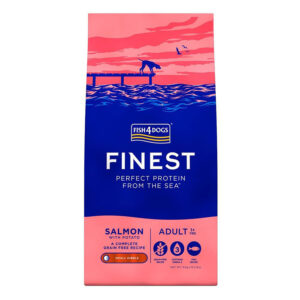 Fish4Dogs Finest Complete Dry Dog Food Adult Small Kibble Salmon & Potato 1.5kg