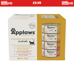 Applaws Cat Food Chicken Selection in Broth 12 x 70g