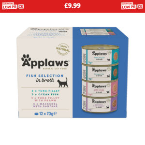 Applaws Cat Food Fish Selection in Broth 12 x 70g