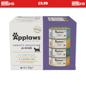 Applaws Cat Food Variety Selection in Broth 12 x 70g