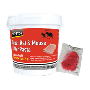 Pest Stop Super Rat & Mouse Killer Pasta  15 x 10g