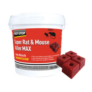 Pest Stop Super Rat & Mouse Killer Wax MAX  15 x 20g