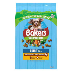 Bakers Complete Dry Dog Food Adult Chicken & Vegetables