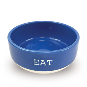 Happy Pet Azure Blue Eat Pet Bowl 16.5cm