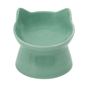 Ancol Raised Cat Feeder Sage Green