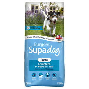 Burgess Supadog Puppy Chicken Complete Dry Food 12.5kg