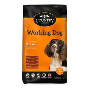 Country Values Working Complete Dry Dog Food Chicken 12.5kg