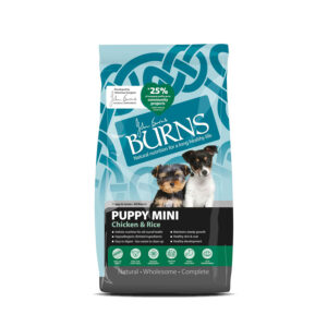 Burns Complete Dry Dog Food Puppy Mini Chicken & Rice 2kg