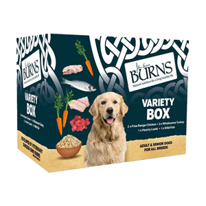 Burns Complete Wet Dog Food Adult & Senior Variety Box  8 x 395g