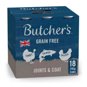 Butcher's Grain Free Complete Wet Dog Food Joints & Coat 18 x 390g