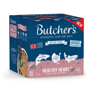 Butcher's Grain Free Complete Wet Dog Food Healthy Heart 18 x 390g