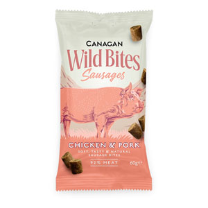 Canagan Wild Bites Dog Treats Chicken & Pork 60g