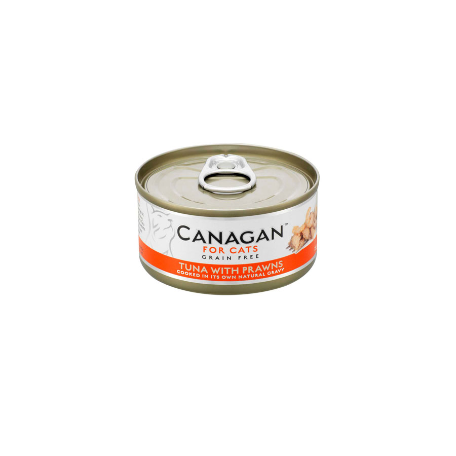 Canagan Grain Free Complete Wet Cat Food Tuna with Prawns in Gravy 75g