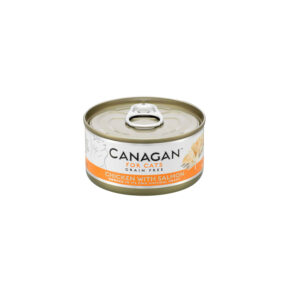 Canagan Grain Free Complete Wet Cat Food Chicken with Salmon in Gravy 75g