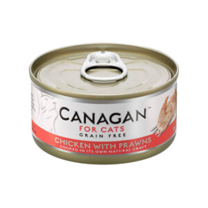 Canagan Grain Free Complete Wet Cat Food Chicken with Prawns in Gravy 75g