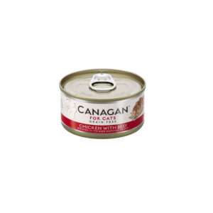Canagan Grain Free Complete Wet Cat Food Chicken with Beef in Gravy 75g