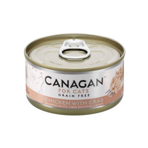 Canagan Grain Free Complete Wet Cat Food Chicken with Crab in Gravy 75g