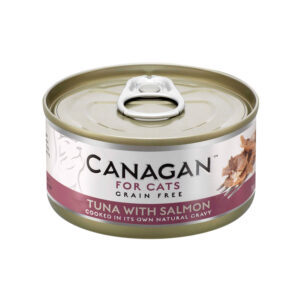 Canagan Grain Free Complete Wet Cat Food Tuna with Salmon in Gravy 75g