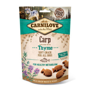Carnilove Soft Dog Treats Carp with Thyme 200g