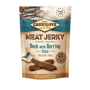 Carnilove Jerky Dog Treats Duck with Herring Fillet 100g