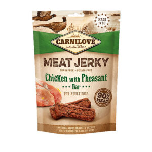 Carnilove Jerky Dog Treats Chicken with Pheasant Bar 100g