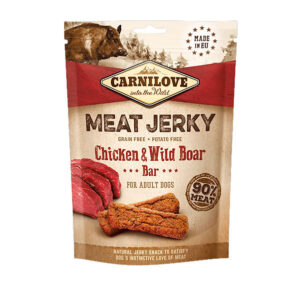 Carnilove Jerky Dog Treats Chicken & Boar Bar 100g