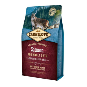 Carnilove Complete Dry Cat Food Sensitive & Long Hair Salmon 2kg