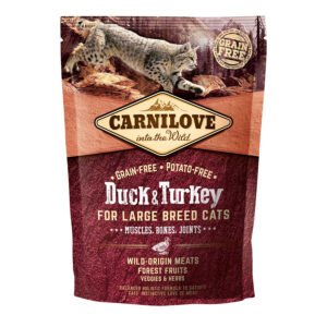 Carnilove Complete Dry Cat Food Adult Large Breed Duck & Turkey