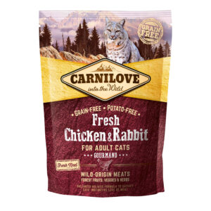 Carnilove Complete Dry Cat Food Adult Fresh Chicken & Rabbit