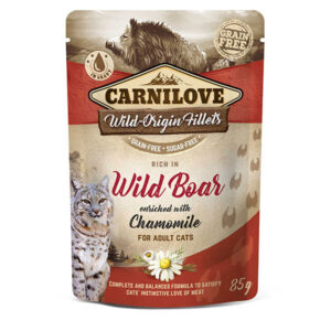 Carnilove Complete Wet Cat Food Adult Wild Boar & Chamomile 85g
