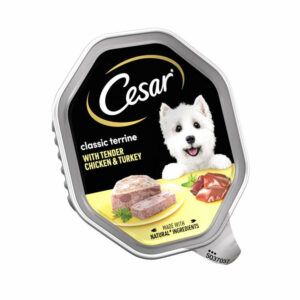 Cesar Complete Wet Dog Food Classic Terrine Chicken & Turkey 150g
