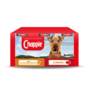 Chappie Favourites Wet Dog Food Tins Original & Chicken