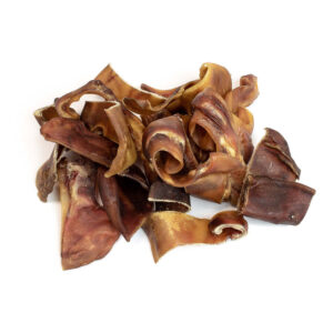 Pigs Ears Strips Dog Treats 500g