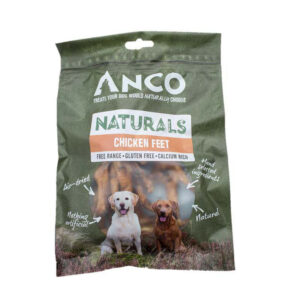 Anco Natural Dog Treats Chicken Feet 100g