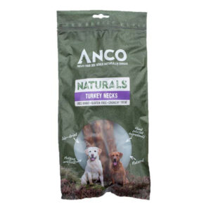 Anco Natural Dog Treats Turkey Necks 2pk