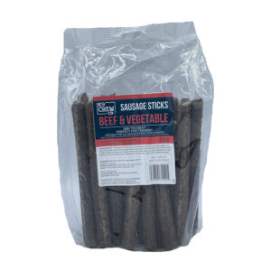 K9 Chew Co. Sausage Sticks Dog Treats Beef & Vegetable 1kg