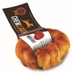 Chewllagen Dog Chew Beef Small Donut 3.5"