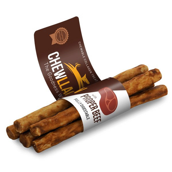 Chewllagen Dog Chew Beef Mini Roll 5 x 5"