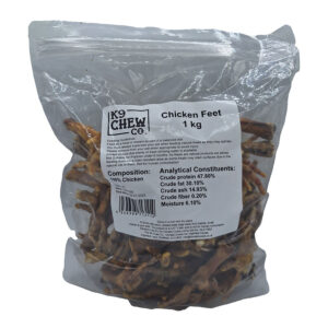 K9 Chew Co. Natural Dog Treats Chicken Feet 1kg