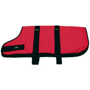 Animate Waterproof Padded Dog Coat Red