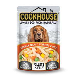 Cookhouse Complete Wet Dog Food Pouch Chicken Breast in Jelly 100g