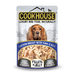 Cookhouse Complete Wet Dog Food Pouch Chicken Breast with Tuna in Jelly 100g