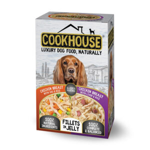 Cookhouse Complete Wet Dog Food Pouch Chicken & Veg / Chicken & Liver 6x100g