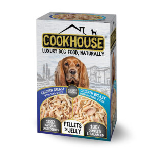 Cookhouse Complete Wet Dog Food Pouch Chicken & Tuna / Chicken & Mackerel 6x100g