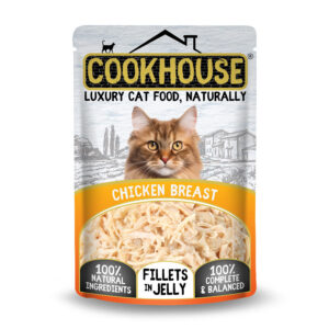 Cookhouse Complete Wet Cat Food Pouch Chicken Breast in Jelly 70g