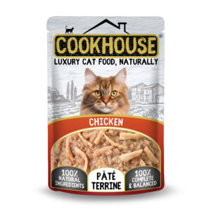 Cookhouse Complete Wet Cat Food Pouch Chicken in Pate Terrine 70g