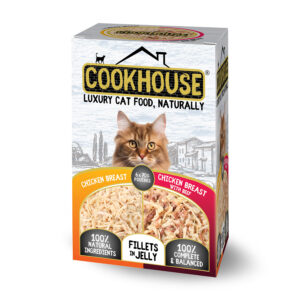 Cookhouse Complete Wet Cat Food Pouch Chicken / Chicken & Beef 6 x 70g