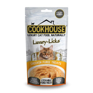 Cookhouse Luxury Licks Puree Cat Treats Chicken 6 x 15g