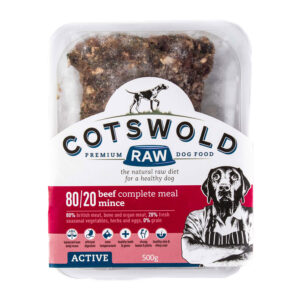 Cotswold Frozen Raw Complete Dog Food Mince Beef