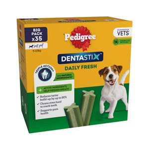 Pedigree DentaStix Daily Fresh Dental Dog Chews Small Dog  35pk